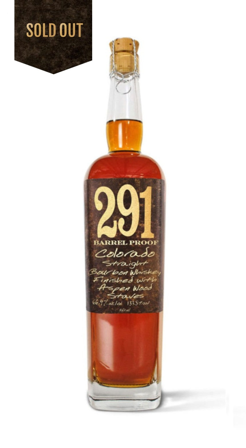 291 COLORADO STRAIGHT BOURBON WHISKEY BARREL PROOF