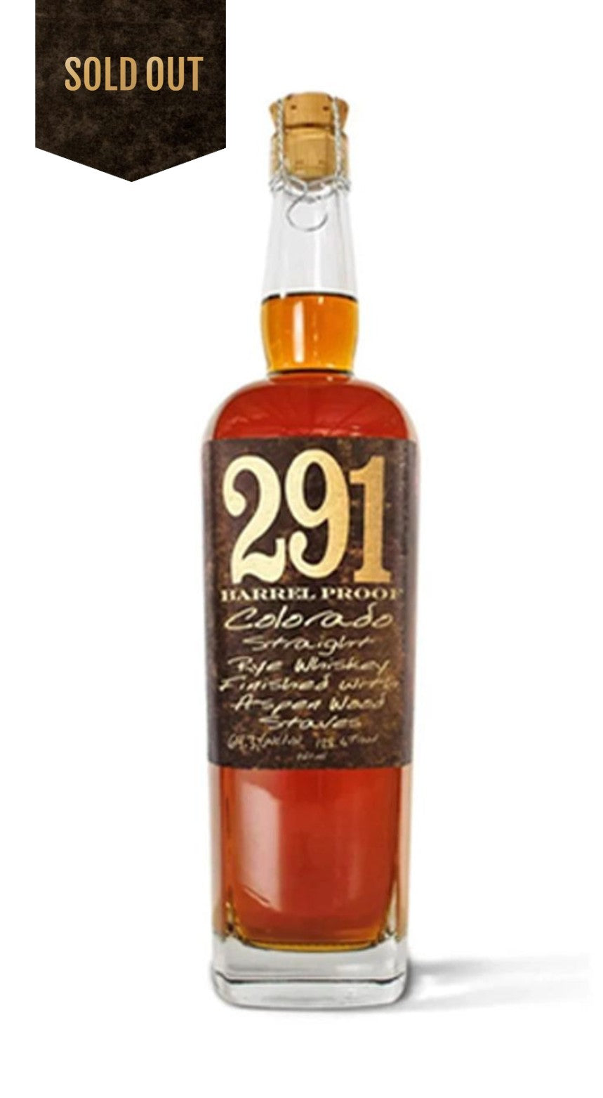 291 COLORADO STRAIGHT RYE WHISKEY BARREL PROOF