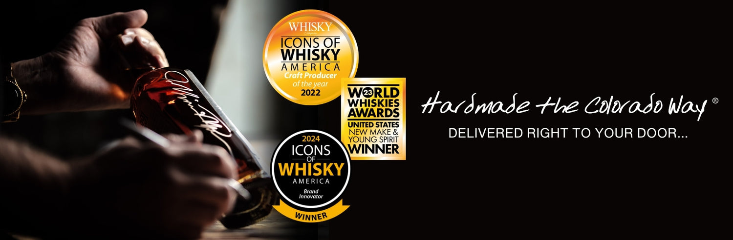 Distillery 291 Colorado Whiskey - whiskey crafted in the heart of Colorado, finished with aspen wood staves. Ruggest Refined Rebellious