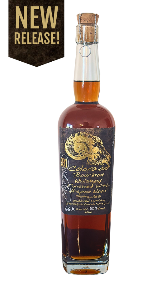 291 RAM SKULL COLORADO BOURBON WHISKEY BATCH #1