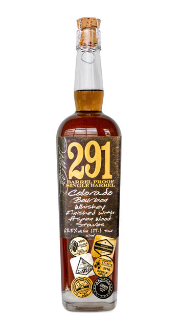 291 COLORADO BOURBON WHISKEY BARREL PROOF SINGLE BARREL