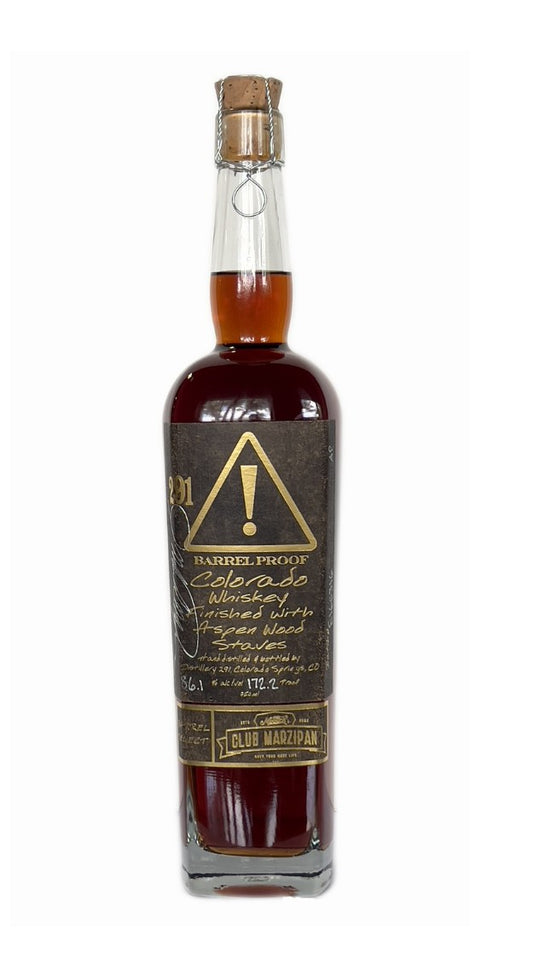 291 ! "Hazmat" Barrel Proof Colorado Whiskey